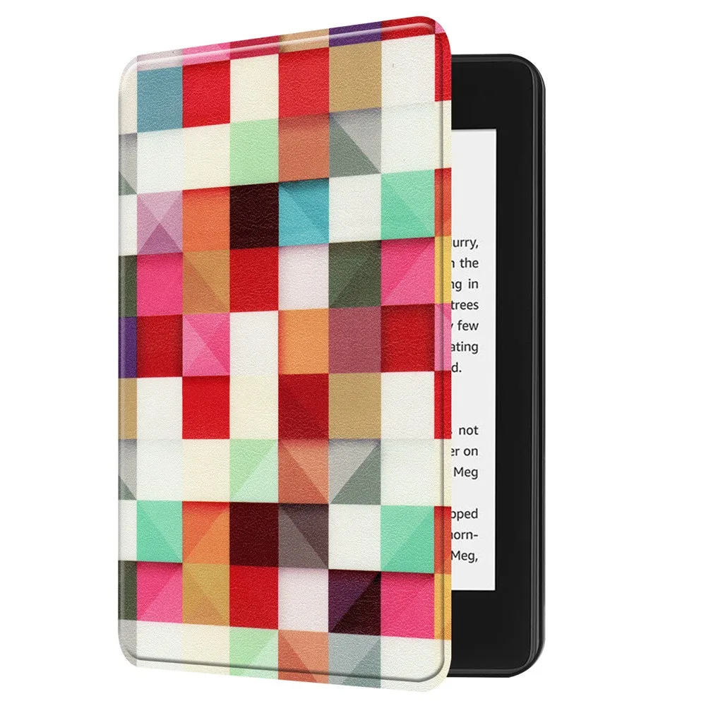 Чехол для планшета Amazon Kindle Paperwhite 2018 чехол нового Flip Smart с милым рисунком из