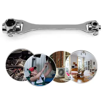 

Universal Household Socket Wrench 8 10 12 13 14 17 19 21 8 In 1 Spanner Key Multi Tool Repair Kit Hand Tools