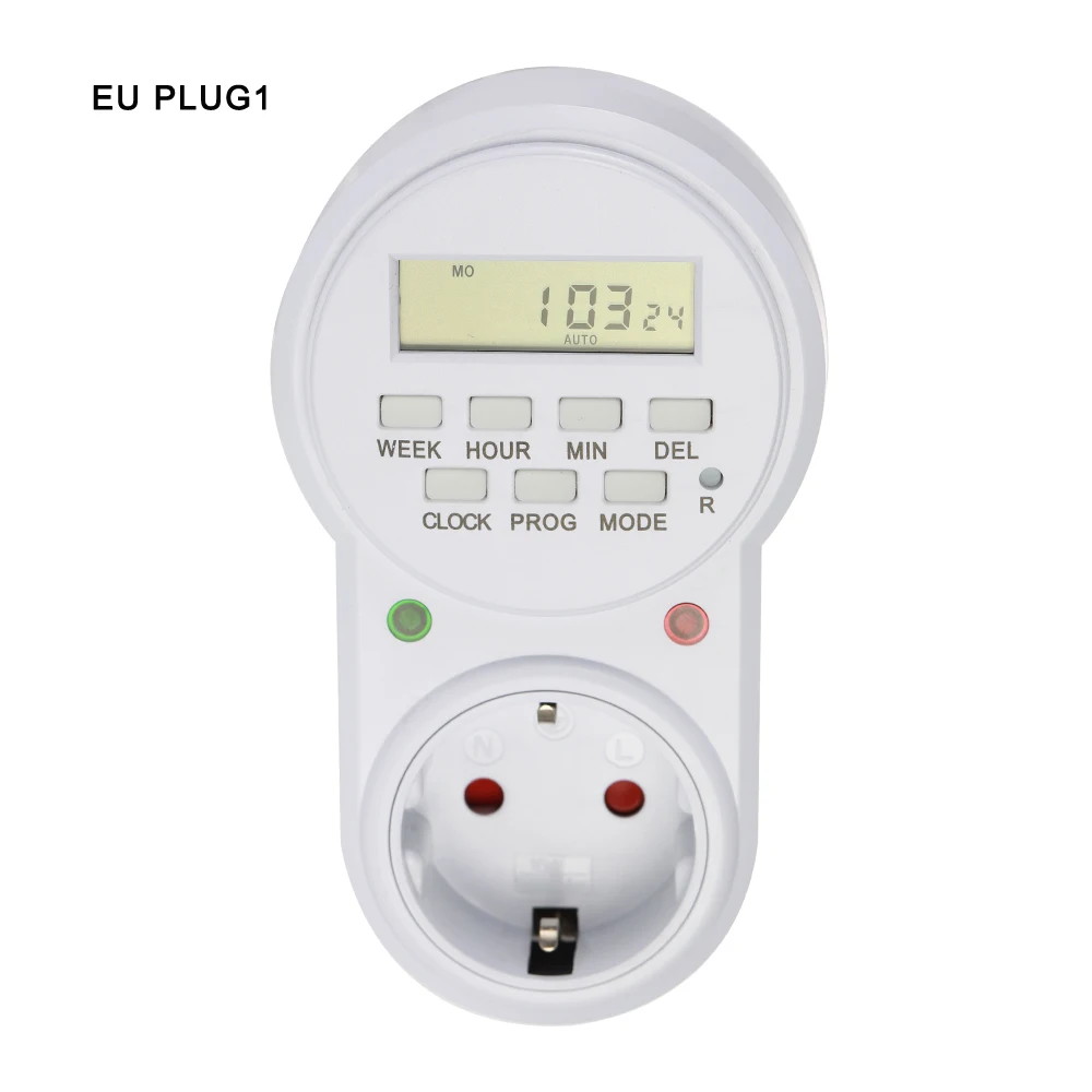 

Smart Power Socket Digital Timer Switch Energy Saving Adjustable Programmable Setting for smart home Electrical GSM Socket