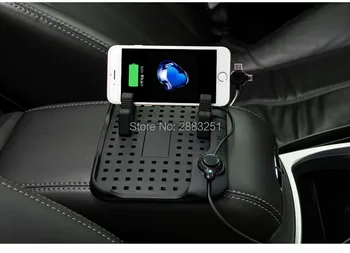 

Multi-functional Car Navigation Mobile Phone Anti-Slip Mat USB Charger for Citroen c2 c4 c5 c4l c3 saxo xsara Accessories