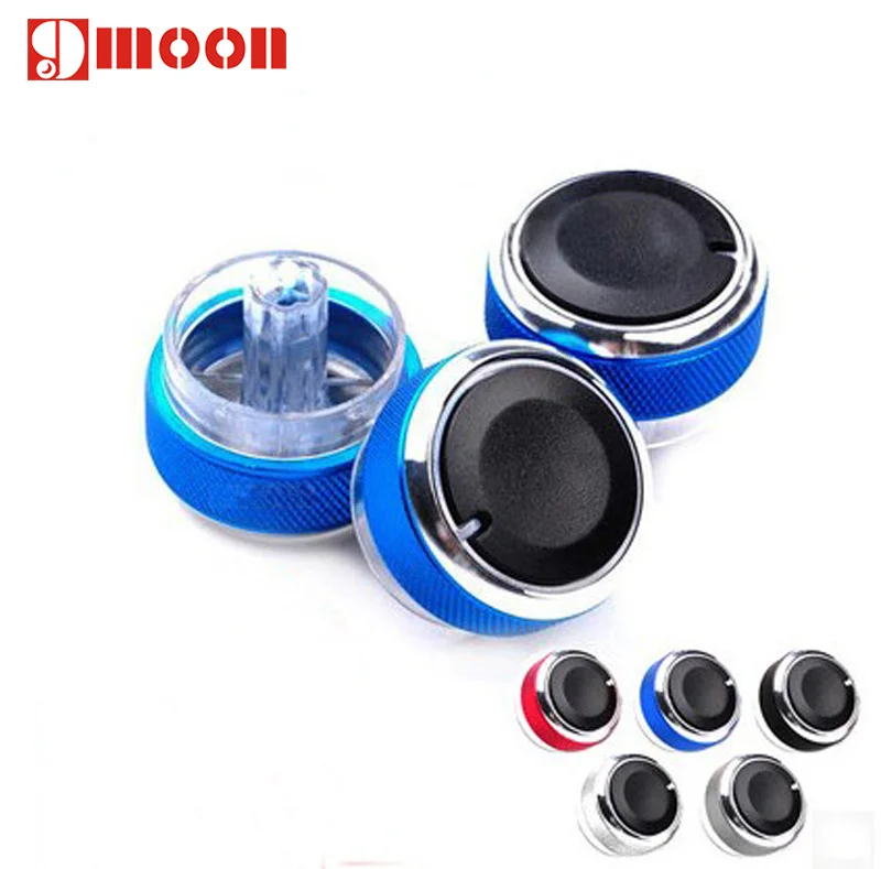 

1pc Car styling Air Conditioning knob heat control Switch AC Knob Modify case for Ford Focus 2 Focus 3 S-MAX car accessorie