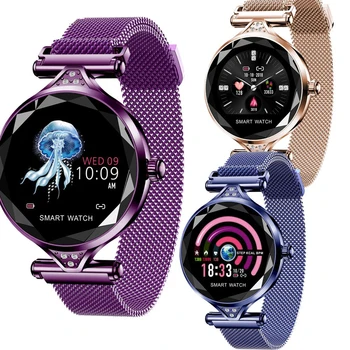 

TOP New Smart Watch Women Fashion Heart Rate Monitor Smartwatch H1 Lady Gift Fitness Bracelet Pedometer for IOS Android Phone