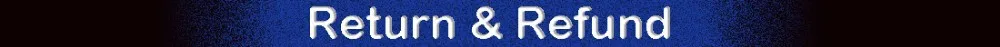 RETURN &REFUND