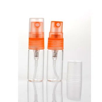 

100Pieces/Lot 3ml orange plastic spray refillable perfume bottle With Atomizer & Mini Perfume Bottle With Spray