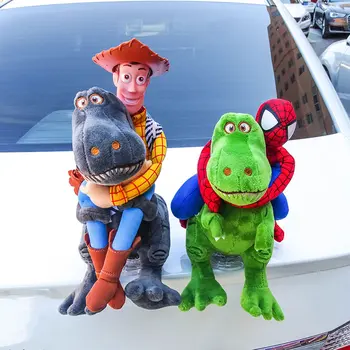 

Handmade Funny Car Dolls Dinosaur Interesting Toys Cartoon Auto Tails Creative Hanging Doll Automobiles Exterior Accessories