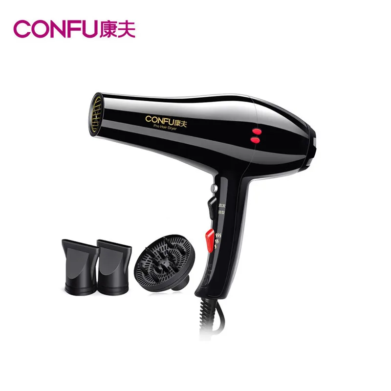 

CONFU Electric Hair Dryer 2300W High Power Low Noise 2.6m Thickened Power Line National 3C Certification Electric Hair Dryer