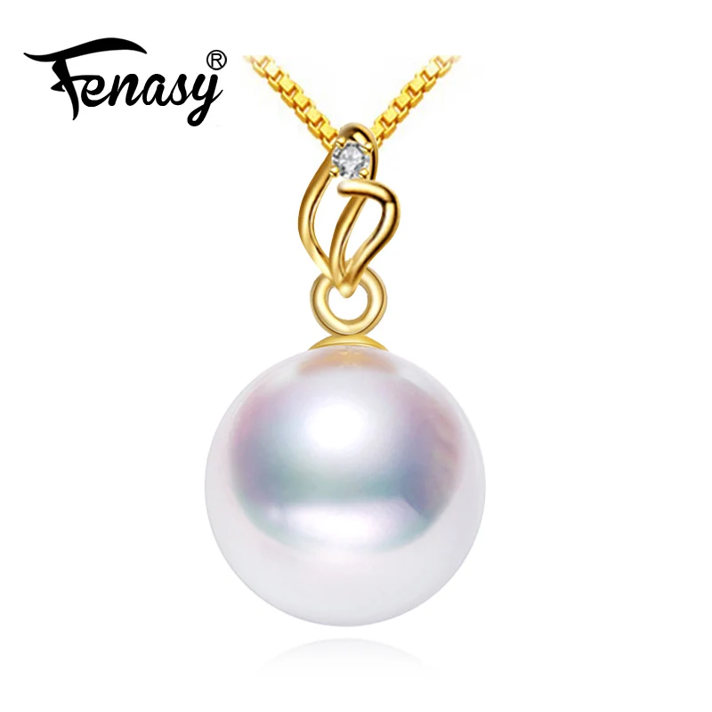 FENASY 18 К золотой кулон ювелирное изделие из Красного Камня Ожерелье женское для