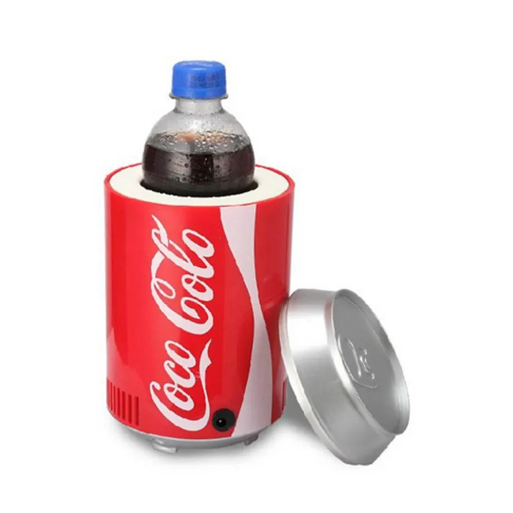 

ICOCO Portable DC5V Mini USB Fridge Cooler Refrigerator Creative Electric Icebox Cooler Box Freezer Cooler Cans Travel Summer