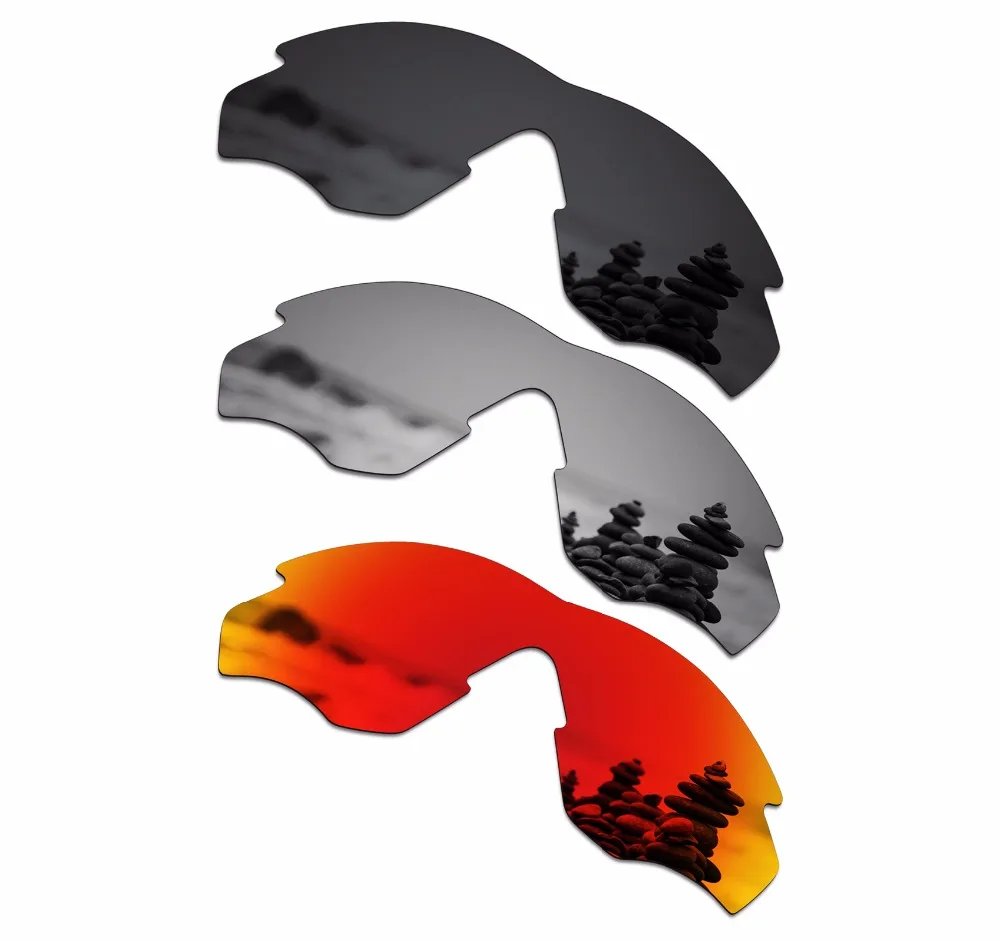 Сменные поляризованные линзы SmartVLT для солнцезащитных очков Oakley M2 оправа Stealth