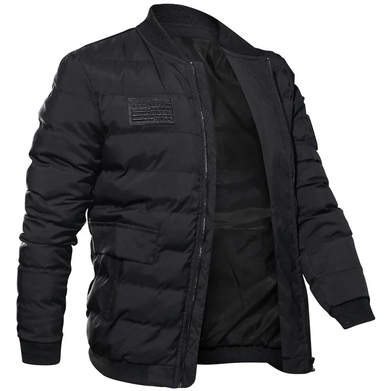 

NIANJEEP Brand 2018 Winter Jacket Men Stand Collar Ultralight Parka Men Military Warm Coat Male Brand Clothing Outerwear 5XL
