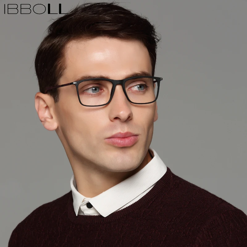 Ibboll мужские классические оптические очки с прозрачными линзами модные