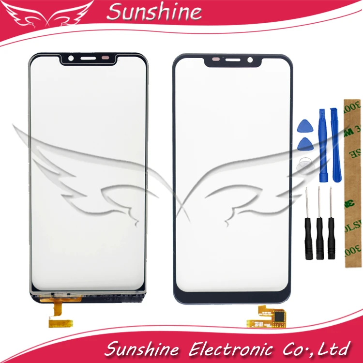 

100% Tested Touch Screen For Oukitel C12 Pro Touch Screen 3M Sticker