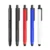 200 pcs/lot Innovation click pen with capacitive pen 2 in 1 pen for ipad