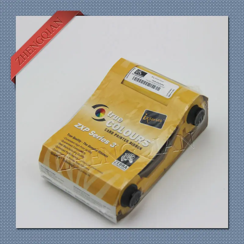 Черная лента Zebra 800033 301 работает на принтере zxp3 для карт|card printer ribbon|zebra ribbonprinter ribbon |