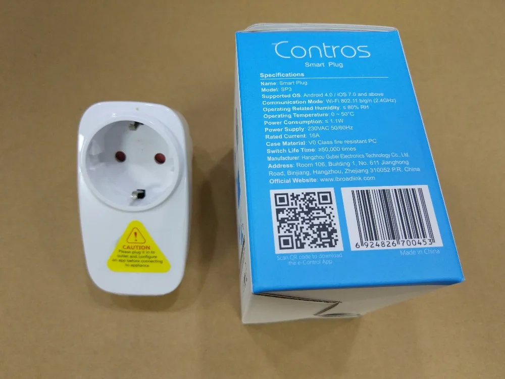 Broadlink SP3 EU Mini Night Light Wifi Socket Plug Outlet Smart Remote Wireless Controls For Smart Phone