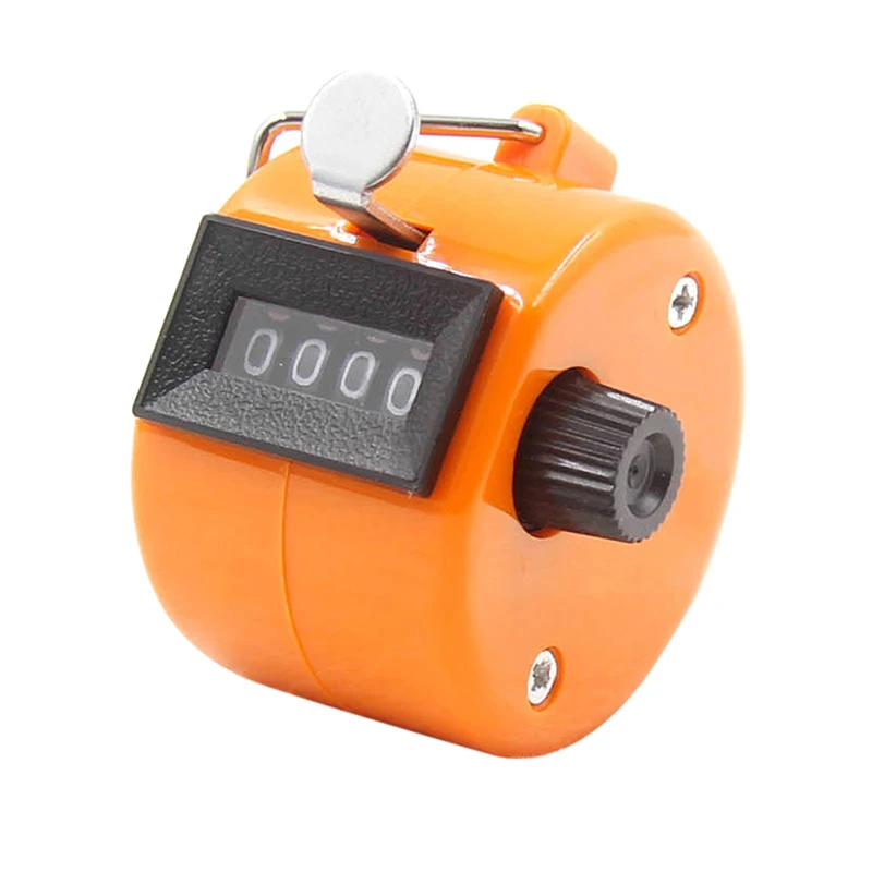 4 Digit Hand Tally Counters with Finger Ring Mechanical Lap Tracker