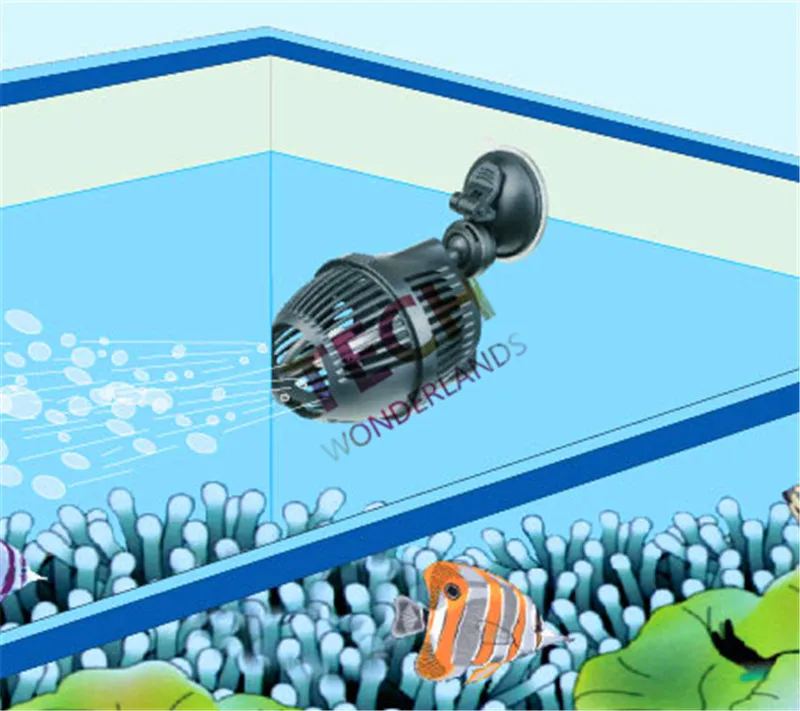 SUNSUN JVP-100 3 Вт 2500л/ч аквариумный аквариум морская пресная вода волновой производитель воздушный насос волнистый аппарат с присоской/магнитная чашка