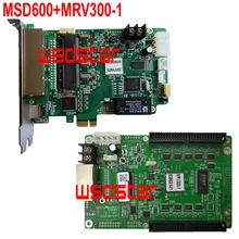 Système de contrôle LED RGB MSD600 + carte d'envoi MRV300-1 LED + carte de réception LED, contrôleur d'affichage LED P3 P4 P5 P6 P7.62 P8 P10 P12