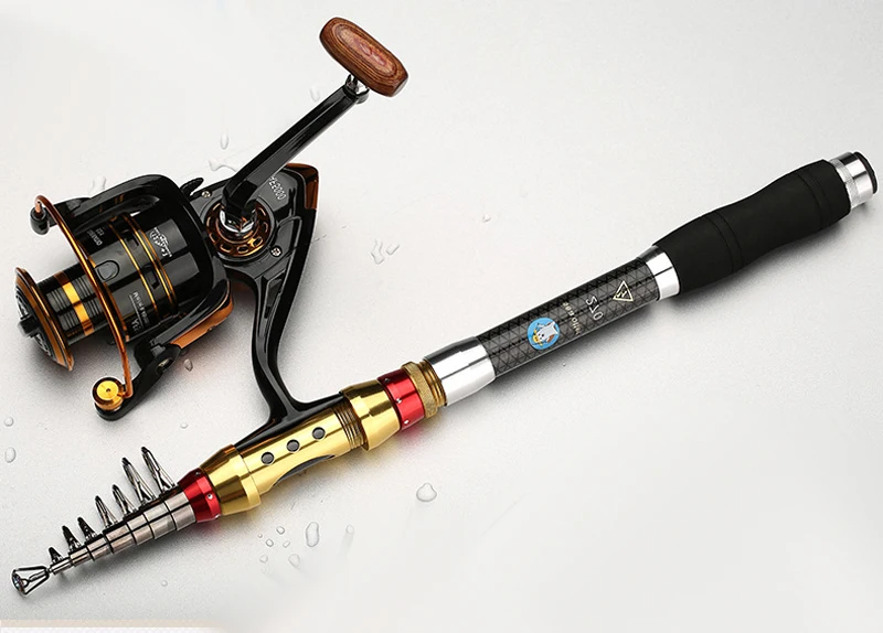 

high quality carbon squid telescopic fishing rod ocean rock hard short pole sea fishing stick ultralight spinning travel rod