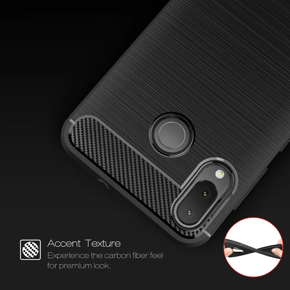 Чехол из углеродного волокна 5 дюйма для Asus Zenfone Max M1 Zb555Kl чехол Задняя панель