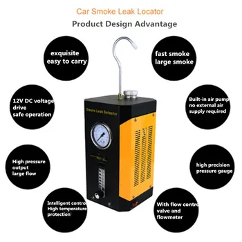 

SDT-206r Car Smoke Leak Detecto Diagnostic Tool of Pipe Systems including EVAP for All Vehicle Auto Leakage Locator
