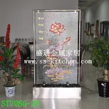 7" Домашние фонтаны для воды fengshui художественная стеклянная вода Особенности украшения для дома морденвода особенности увлажнители экран перегородка