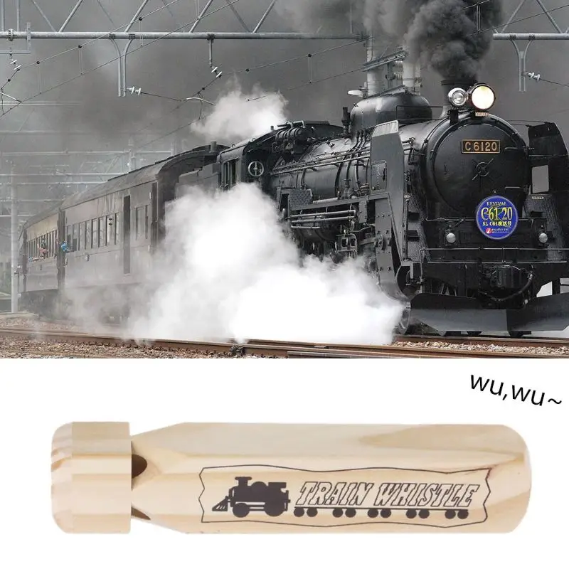 

Novelty Wooden Train Whistles Kids Party Favors Bulk Toys Noisemakers Baby Toy