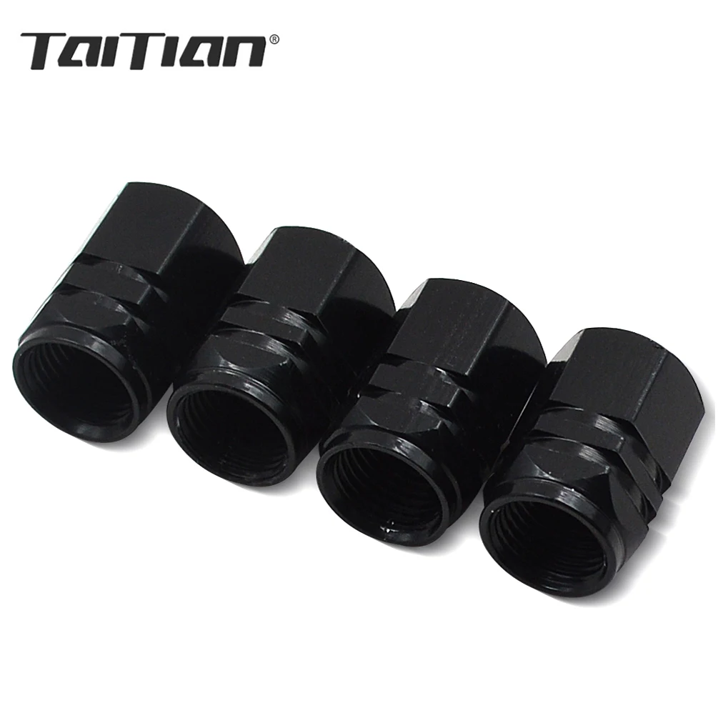 

4 PCS 5 Colors Tyre Wheel Valve Cap For Car Motorbicycle Wheel Tire Nozzle Cap Tyre Air Cap Metal Valve Tire Caps for Car