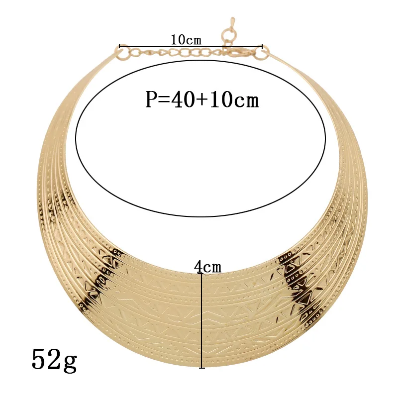 Модное ювелирное изделие, широкие ожерелья в стиле панк, очаровательные вечерние золотые ожерелья на цепочке, роскошное колье-ошейник для женщин, колье для женщин
