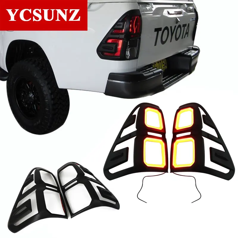 Car Styling Accessories Tail Lights Cover For Toyota Hilux Revo Rocco