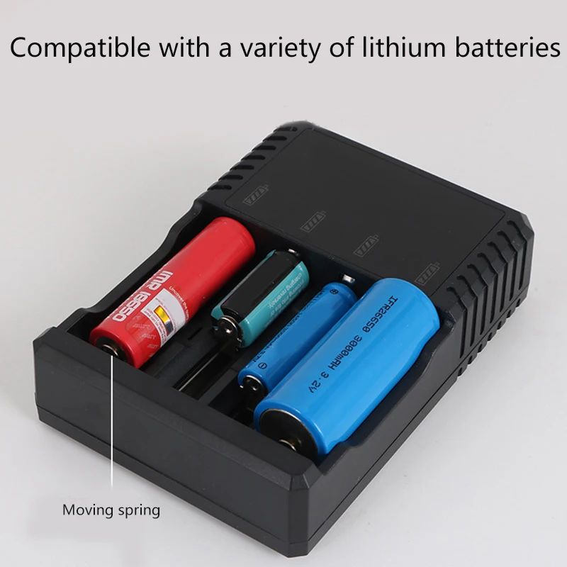 

HOT 2/4 Slots Battery Charger US Plug Rechargeable Charger for Li-Battery BUS66