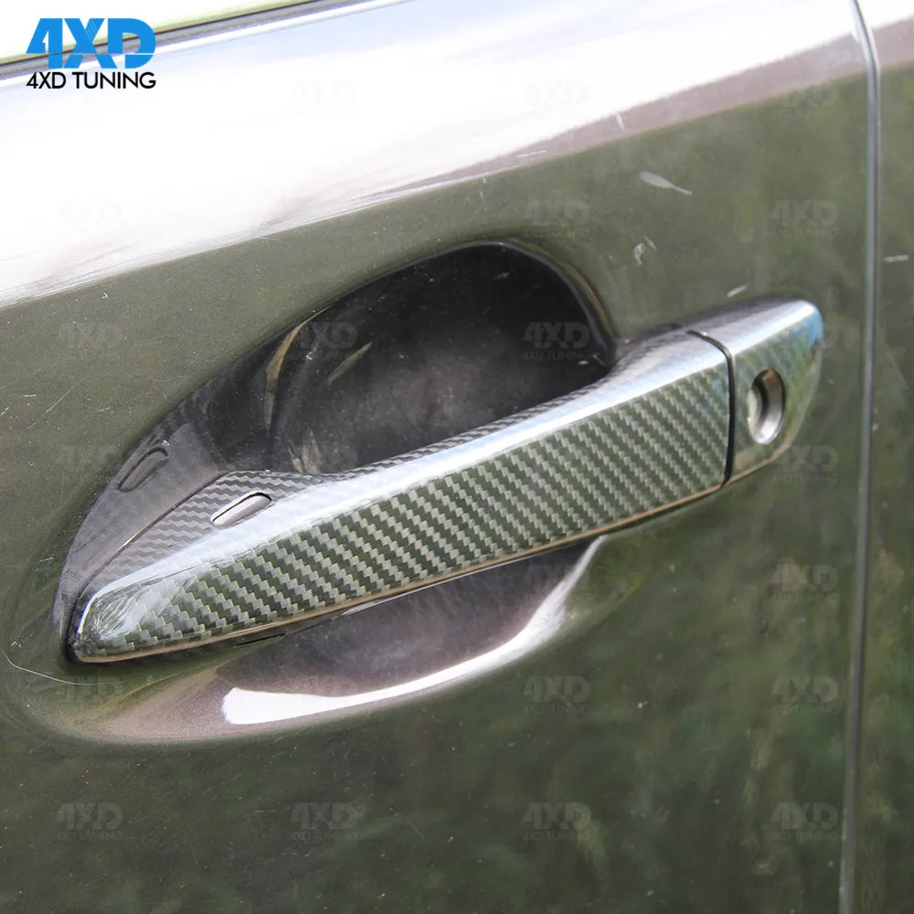 ES de carbono cubierta de la manija de la puerta para Lexus CT ES GS 350, 300, 450 h cubierta de la manija de la puerta exterior partes 4 piezas 2016, 2017, 2018, 2019