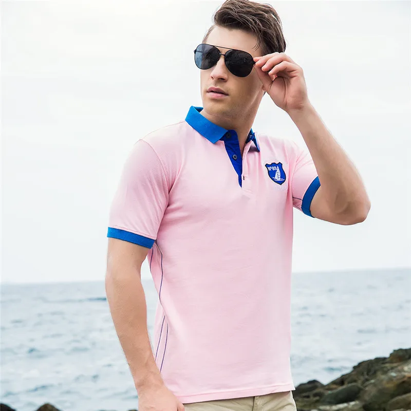 Fredd Marshall Brand Men's Clothing Summer Men Short Sleeve Polo Shirts Fashion Cotton Casual Male Polos Camisa Masculina Euro Size M-XXL (4)