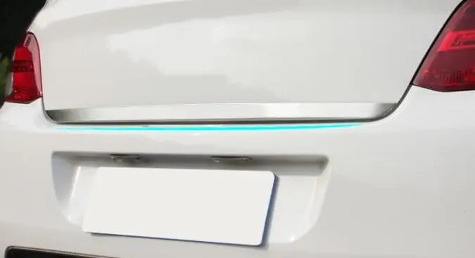 

For Peugeot 301 tailgate moulding rear moulding new logo 301 retrofitting special trunk stainless steel trim strip