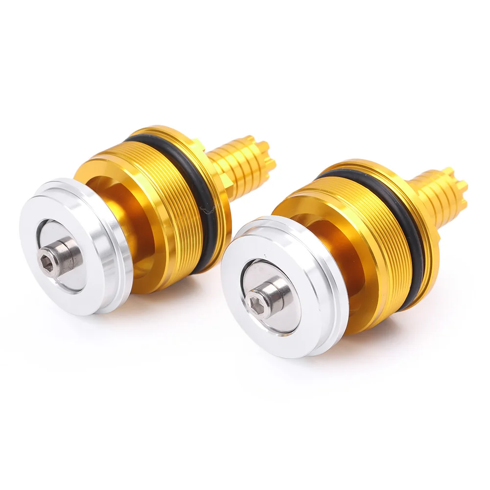 For Yamaha YZF R25 R3 YZF-R25  YZF-R3 Front shock absorber screw cover Cap Preload Adjusters Fork Bolts 41MM CNC Aluminum Motorbike Motorcycle Spare Parts Accessories
