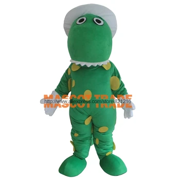 

Green Dragon Dinosaur Mascot Costume Custom Cosplay Mascotte Theme Carnival Costume Kits for Halloween