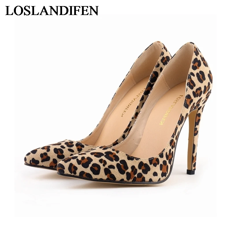 

New 2018 Ol Shoes Woman Fashion Elegant Zebra High Heels Spring Autumn Leather Women Pumps Pointed Toe Heel NLK-B0017