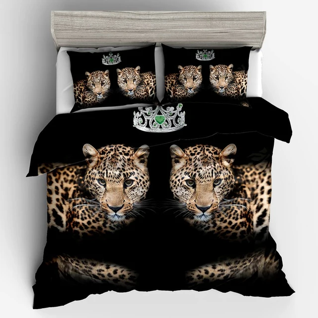 3pcs His and Hers Kids Bedding Set Queen Size Bohemian Duvet Cover Full