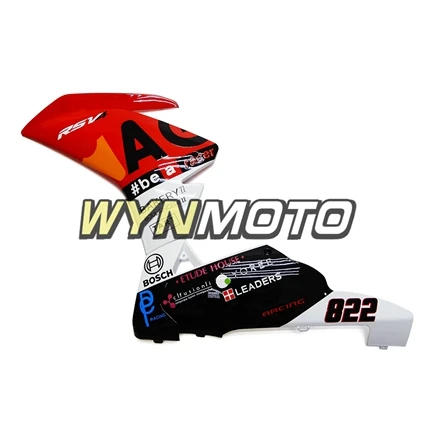 Полный обтекатель мотоцикла комплект для ухода за кожей Aprilia RSV4 1000 2010 2011 2012 2013 АБС-пластик красный, белый черный, белый цвет
