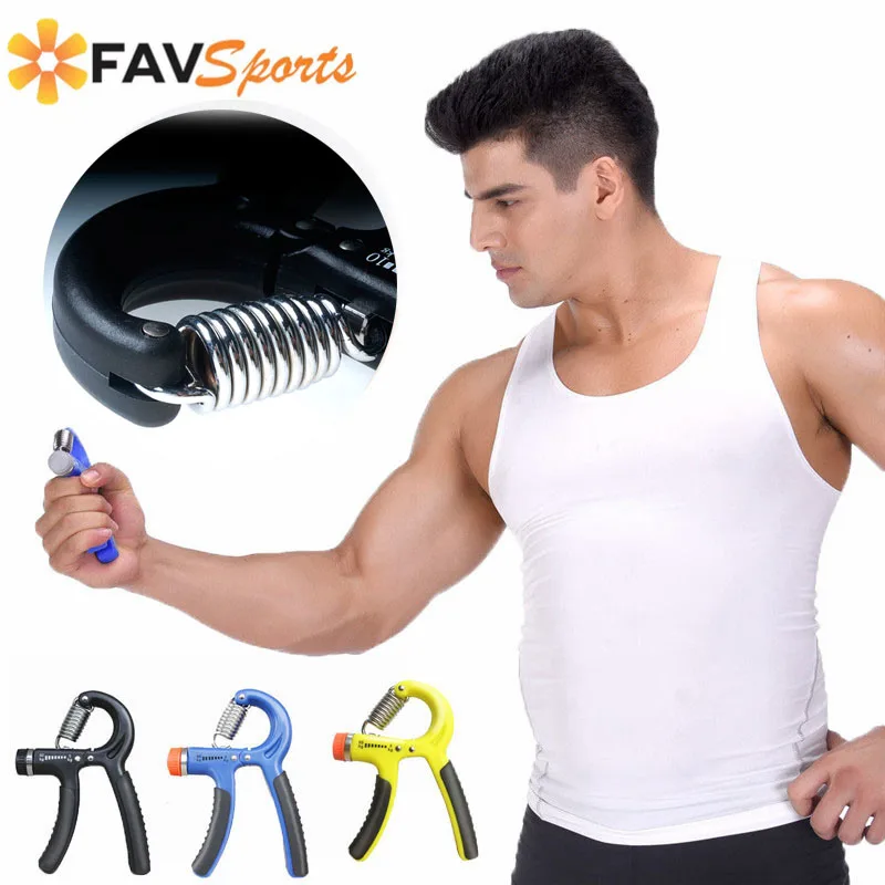 10 60kg Adjustable Heavy Hand Gripper Power Exercises