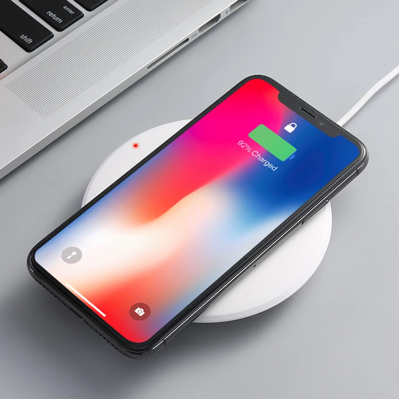 FLOVEME QI Беспроводной Зарядное устройство для iPhone X Xs Max Xr 8 плюс зарядки samsung Note9 S9 S8 S7