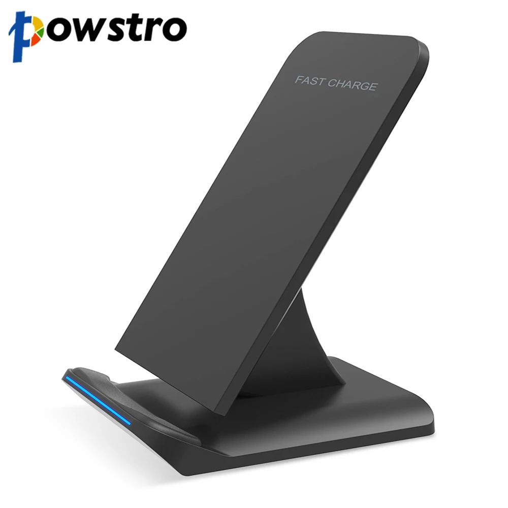 Powstro 2 катушки Ци Беспроводной Зарядное устройство рабочего мобильный телефон Зарядное устройство 5 В быстрой зарядки для Samsung S7 S6 Edge smart телефоны Зарядные устройства