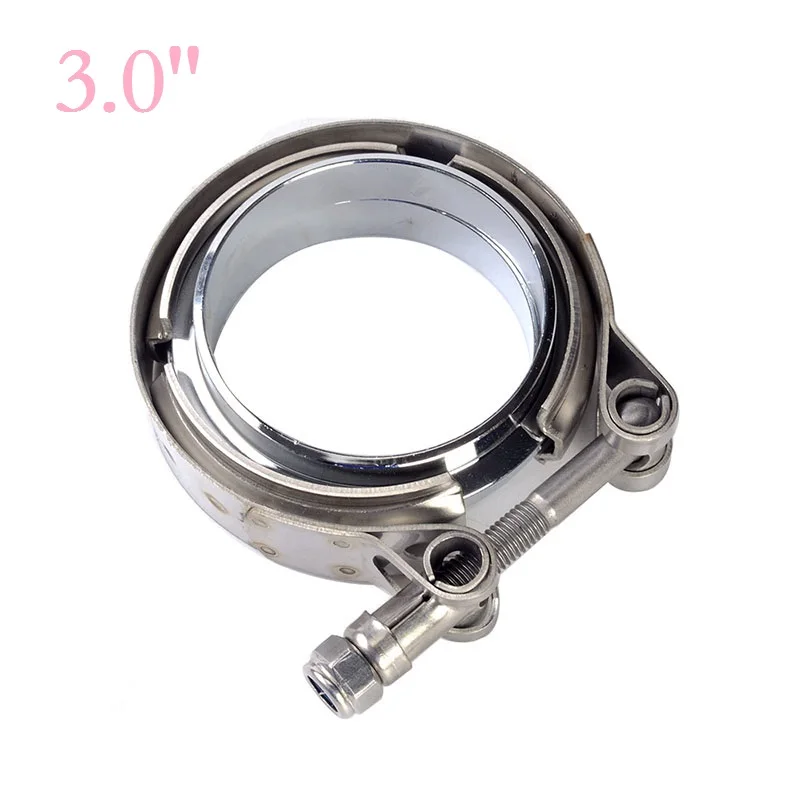 3.0" Universal V Band Flange & Clamp Kit for Turbo Exhaust Downpipes
