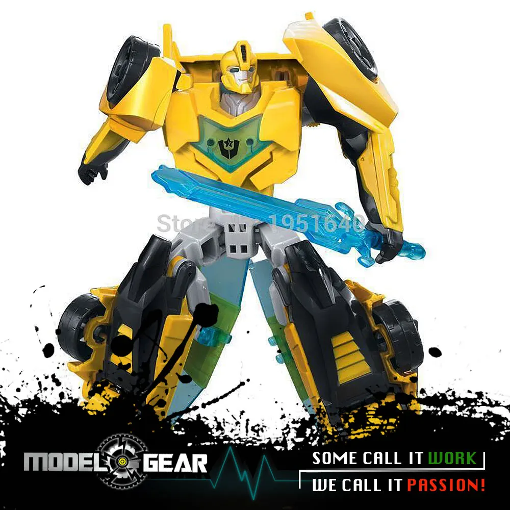 Wei Jiang Weijiang Model Hornet Deformasi Robot Kartun Warna Kuning