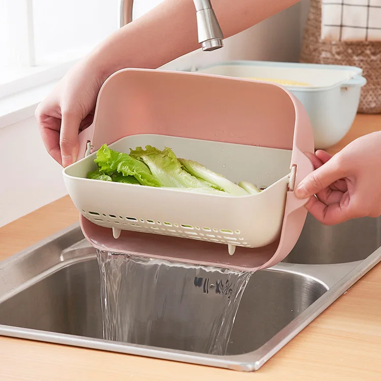 

Kitchen Caused By Excessive Rainfall Basket Household More Function Round Compote Dish Washing Basin Fruits Basket Wholesale
