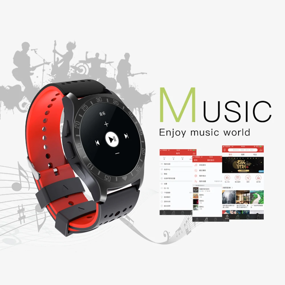 KY009 Bluetooth Smart часы Для мужчин сердечного ритма трекер шагомер телефон Носимых