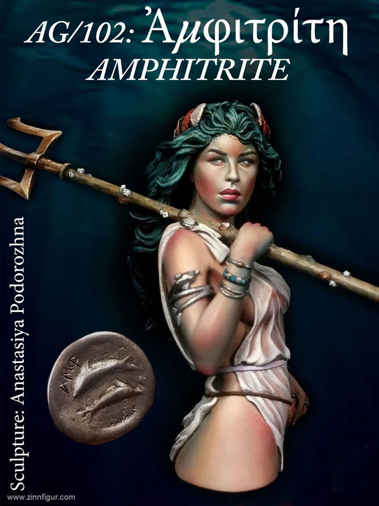 

Resin bust model kit Amphitrite Ancient Greece X0147