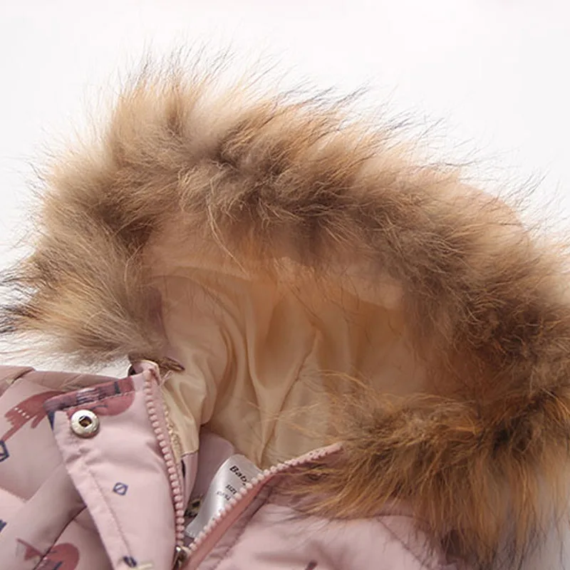 Детская стеганая куртка с капюшоном и меховым воротником на зиму|winter girls|winter jacket