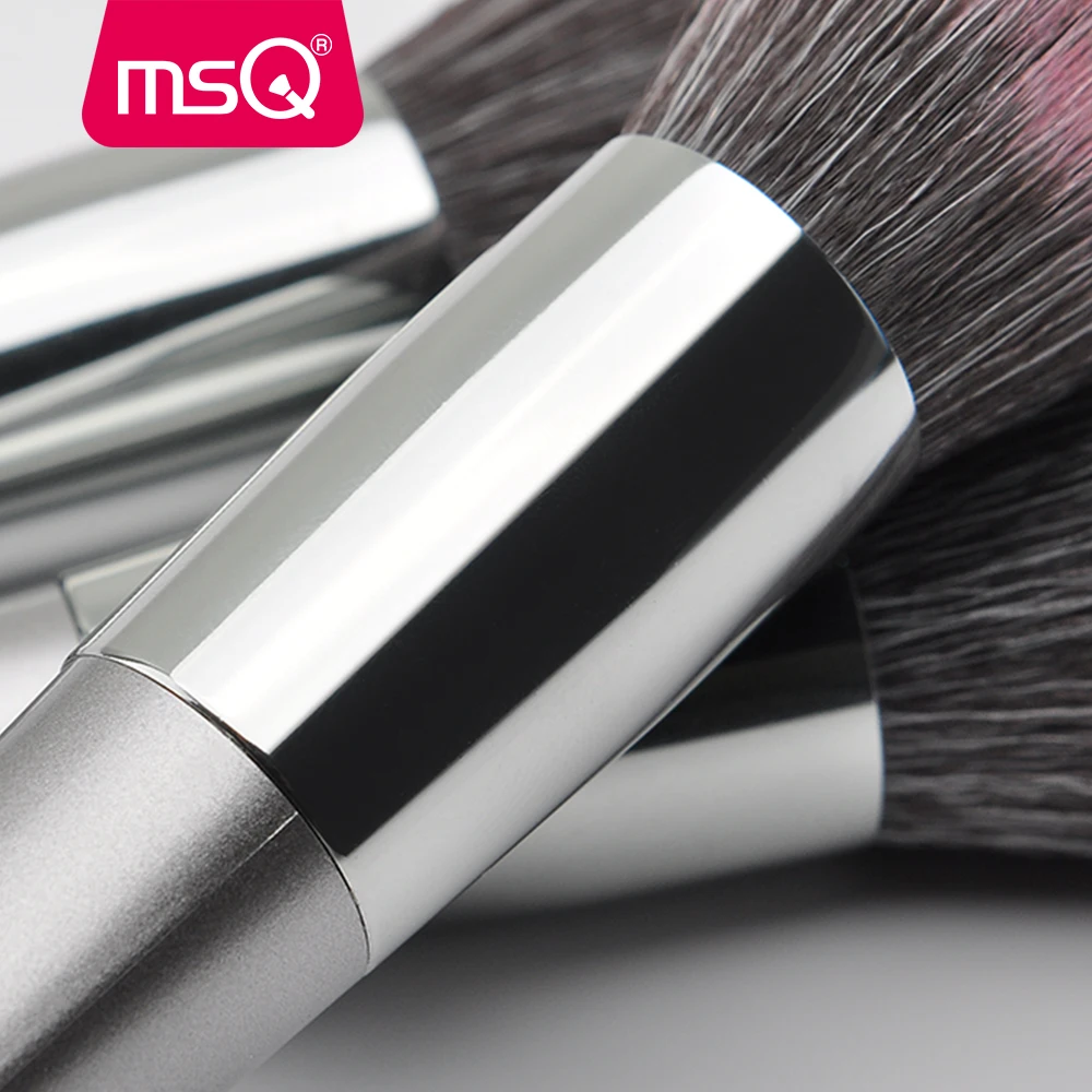 MSQ роскошные 15 шт Pro кисти для макияжа Набор Фонд Eye Liner контур Make Up Brush Наборы градиент синтетические волосы смола ручка