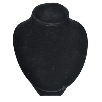

Black Velvet Necklace Pendant Jewelry Display Neck Bust HOT
